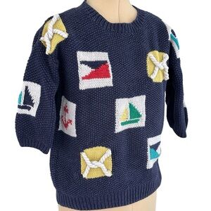Vintage Nautical Belle Pointe Sweater